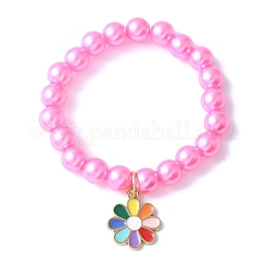 ABS-Kunststoff-Imitationsperlen dehnen Armbänder aus&nbsp;BJEW-JB11585-03