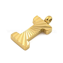 Breloques en acier inoxydable 304 plaquées par ions (IP)&nbsp;STAS-G345-01G-I