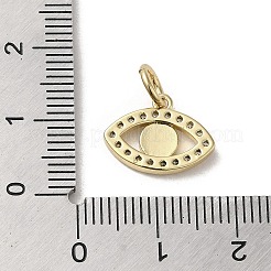 Ottone micro spianare fascino zirconi&nbsp;KK-E092-07G-01