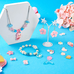 46 Stück 23 Stile undurchsichtige und transparente Harzanhänger&nbsp;RESI-TA0001-57