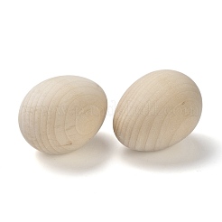 Unvollendete leere hölzerne Ostereier Handwerk&nbsp;WOOD-I006-02
