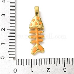 304 Edelstahl-Emaille-Anhänger&nbsp;FIND-Z102-06G-01