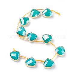 Chapelets de perles en verre opaques&nbsp;EGLA-P045-D01