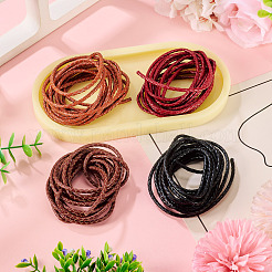 10 Yards 4 Farben geflochtenes Lederband&nbsp;WL-TA0001-03