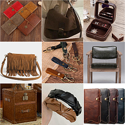 Tessuto in pelle PU rettangolare&nbsp;AJEW-WH0089-52A-04
