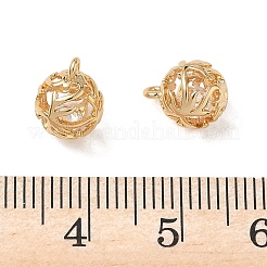 Pendentifs en laiton zircon cubique transparent&nbsp;KK-D261-01G-02