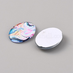 Cabochons di vetro&nbsp;GGLA-WH0002-004