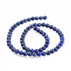 Natürliche Lapislazuli Perlenstränge&nbsp;G-G953-01-6mm