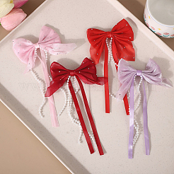 28 Stück 7 Farben Polyesterharz Bowknot Ornament Zubehör&nbsp;DIY-SP0004-79
