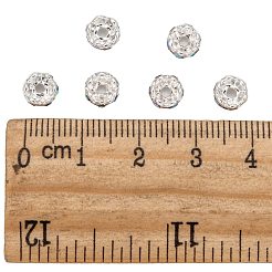 Messing Strass Zwischen perlen&nbsp;RB-A014-L6mm-28S
