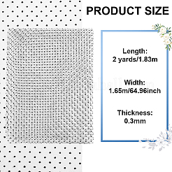 2 mètre de tissu à pois en fibre de nylon&nbsp;DIY-PH0036-36B
