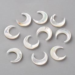 Natürlichen weißen Muschelperlen&nbsp;SSHEL-Q311-004B-01