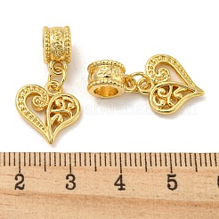 Tibetische Legierung europäische baumelnde Charms&nbsp;PALLOY-F199-29G