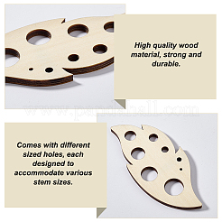 Unvollendete Holzanhänger&nbsp;WOOD-WH0026-37B-01