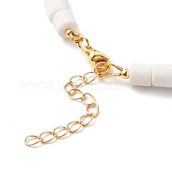 Conjunto de collar con cuentas de arcilla polimérica&nbsp;NJEW-JN03621