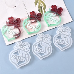 DIY Herz mit Wort Hoffnung Silikonformen&nbsp;DIY-L021-66