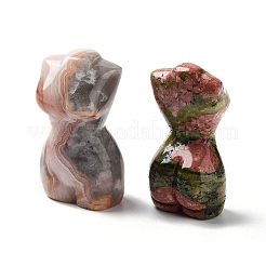 Natürliche und synthetische Edelsteine geschnitzte Büste Modell Statuen Ornament&nbsp;G-P525-05