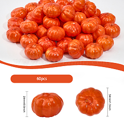 Mini-Kürbisimitat aus Schaumstoff&nbsp;DJEW-WH0063-36