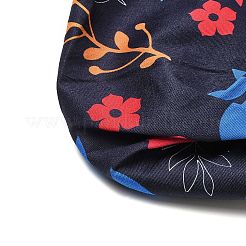 Gorros de trabajo ajustables de algodón con estampados y bouffant para mujeres y hombres&nbsp;AJEW-WH0677-005