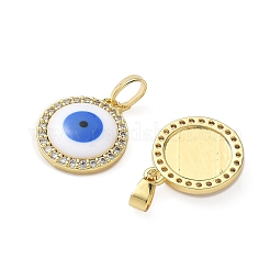 Colgante micropavé cubic zirconia de latón&nbsp;KK-I371-38G-02