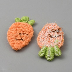 Gestrickte Applikationen aus Karottengarn&nbsp;PATC-WH0013-01C