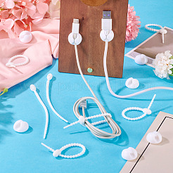 20 Stück Kabel-Organizer aus PVC-Kunststoff&nbsp;AJEW-TA0002-51B