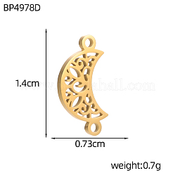 Dijes de conector de acero inoxidable 304&nbsp;SA-OY003-15G