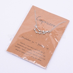 Colliers pendentifs en alliage de strass&nbsp;NJEW-WH0007-02L