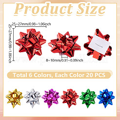 120 décoration de Noël en plastique de 6 couleurs&nbsp;FEPA-GA0001-02