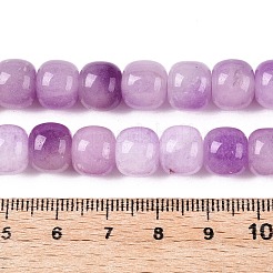 Chapelets de perles en jade blanc naturel teinté&nbsp;G-T138-D03