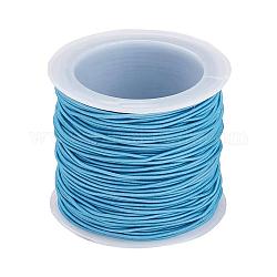 Elastic Cord, Light Sky Blue, 1mm, about 22.96 yards(21m)/roll