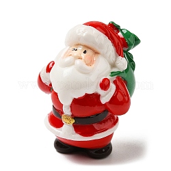 Decorazioni per display in resina a tema natalizio, per ornamenti da scrivania per auto o casa, Babbo Natale, 29x30x37mm