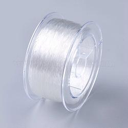 Runder elastischer Kristallfaden, Transparent, 0.5 mm, ca. 109.36 Yard (100m)/Rolle, 1 Rolle / Karton
