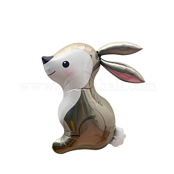 Globo de aluminio con tema animal, para fiestas, festivales, decoraciones para el hogar, conejo, 800x630mm