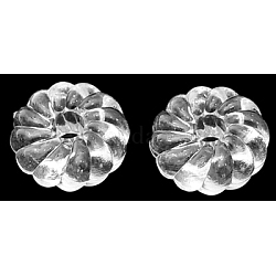 Transparente Acryl Perlen, ca. 8.5 mm Durchmesser, 3.5 mm dick, Bohrung: 2 mm