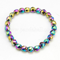 Non-Magnetic Synthetic Hematite Bracelets, Colorful, 70mm