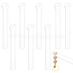 Arricraft 10 шт. акриловые палочки для сережек, прозрачные серьги примеряют палочки для ушей, полоски для дисплея для ювелирных изделий, серьги-гвоздики для дисплеев