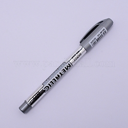 Ручка для рисования из эпоксидной смолы, маркер краски, маркер, ручка для подписи граффити, ежедневные поставки, серые, 140.5x12x16 мм