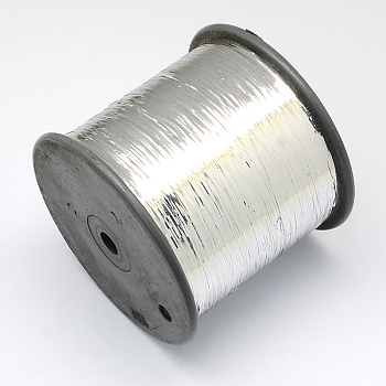 Metallschnur für die Schmuckherstellung, Silber, 0.28 mm, ca. 8748.9 Yard (8000m)/Rolle