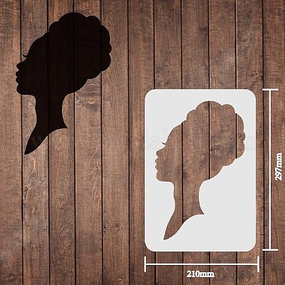 Stencil Fiori Di Tarassaco - 4 Pezzi 11.8x11.8 Pollici, Per Pittura Su Parete, Legno, Tessuto E Piastrelle - Foto 4