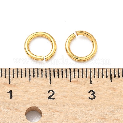 Messing Open Ringe springen&nbsp;KK-H532-43D-G-1