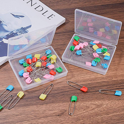 Contenants de perles en plastique transparent&nbsp;CON-BC0004-63-1