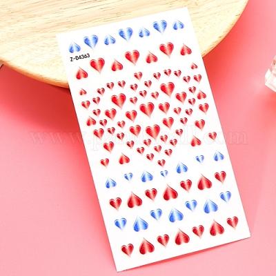 5D Stitch Valentine Nail Sticker