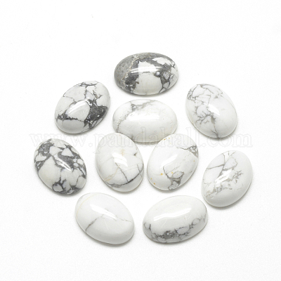 Cabochon Howlite naturale&nbsp;G-R415-13x18-29-1