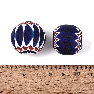 Handgefertigte Millefiori-Glas-Unterlegscheibe-Perlen&nbsp;LA-N002-13B-1