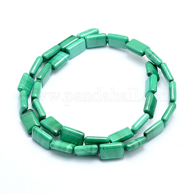 Natur Malachit Perlen Stränge&nbsp;G-D0011-03-8x12mm-1