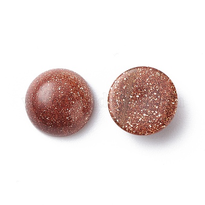 Cabochons de pierres précieuses mélangées naturelles et synthétiques&nbsp;G-H1596-FR-10mm-M-1