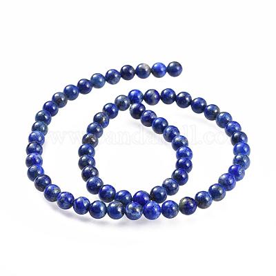 Natürliche Lapislazuli Perlenstränge&nbsp;G-G953-01-6mm-1