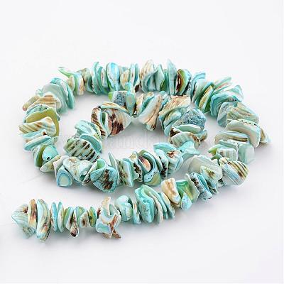 Chapelets de perles en coquillage naturel&nbsp;BSHE-P010-04-1