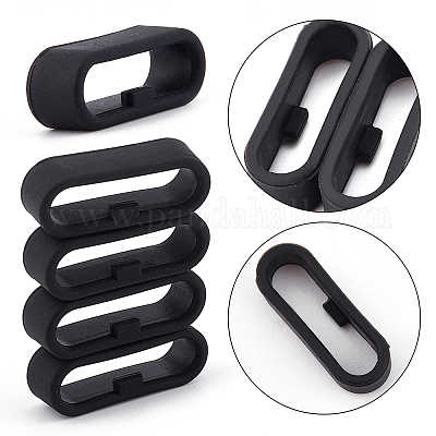 10 Anelli Ferma Cinturino Per Orologio In Pelle – Ricambio Per Cinturini 18/20/22 Mm, Nero/marrone